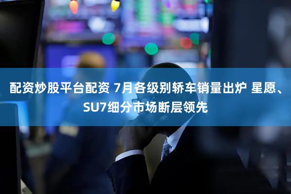 配资炒股平台配资 7月各级别轿车销量出炉 星愿、SU7细分市场断层领先